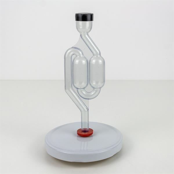 Ekstra hvidt skruelåg med hul til tyl, tyl og gærrør til varenumrene 9436, 1 sæt